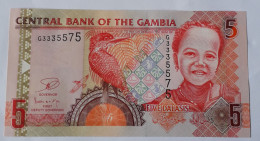 GAMBIA - 5 DALASIS -  P 255  (2013) - UNC - BANKNOTES - PAPER MONEY - - Gambie