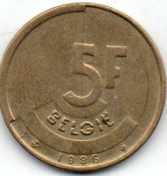 Belgique 5 Francs 1986 - 5 Frank