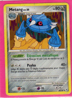 Carte Pokemon Francaise 2010 Platine Vainqueur Suppreme 69/147 Metang 80pv Occasion - Platine