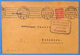 Allemagne Reich 1922 - Lettre De Mannheim - G31127 - Cartas & Documentos