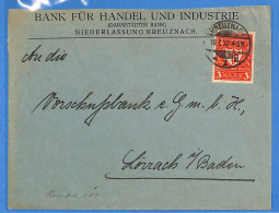 Allemagne Reich 1922 - Lettre De Kreuznach - G31126 - Cartas & Documentos