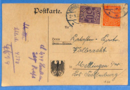 Allemagne Reich 1922 - Carte Postale De Burgsteinfurt - G31088 - Cartas & Documentos