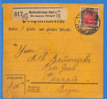 Allemagne Reich 1921 - Carte Postale De Rothenkirchen - G31076 - Cartas & Documentos