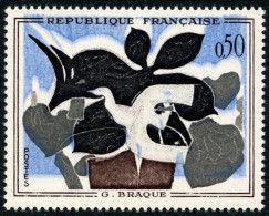 FRANCE - N°1319 0F50 GEORGES BRAQUE - COULEURS TRES DECALEES - NEUF SANS CHARNIERE - Nuevos