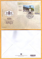 2021 Moldova Moldavie Moldau FDC 600 Years Of Balti, Monument, Stefan Cel Mare, Architecture, Block - Moldavië