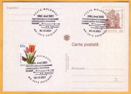 2021 Moldova Moldavie Special Postmark „UN: 2021 - International Year Of Creative Economy For Sustainable Development” - Moldavië