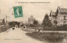 IVRY LA BATAILLE Perspective Du Boulevard De La Gare - Ivry-la-Bataille