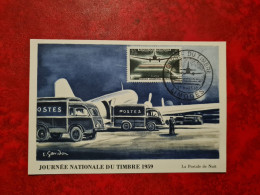 Carte 1959 MAXI   LIMOGES JOURNEE DU TIMBRE LA POSTALE DE NUIT - Zonder Classificatie