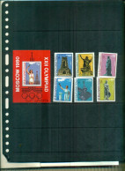 BULGARIE J.O. MOSCOU VI 6 VAL + BF NEUFS A PARTIR DE 3 EUROS - Unused Stamps