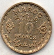 Maroc 10 Francs 1952 - Marokko