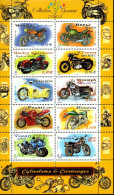 Frankreich 2002 - Mi.Nr. 3645 - 3654 Kleinbogen - Postfrisch MNH - Motorräder - Motorräder