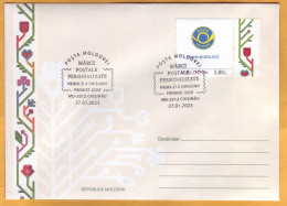 2023  Moldova Moldavie    FDC  Personalized Postage Stamps - Moldova
