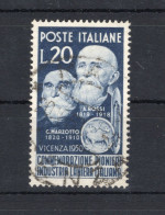 1950 Repubblica Italia SET USATO Pionieri Industria Laniera - 1946-60: Gebraucht