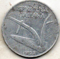 Italie 10 Lires 1953 - 10 Liras