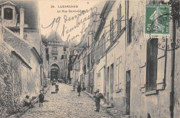 CPA 95 LUZARCHES / LA RUE SAINT COME - Luzarches