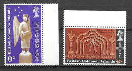 ISOLE SALOMONE - 1970 - NATALE - SERIE 2 VALORI - NUOVA MNH** (YVERT 193\4 - MICHEL 199\200) - Salomonen (...-1978)