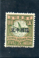 Chine-China-Cina- Timbre Neuf,XX -Pleine Gomme Sans Charnière -Timbre Non Signé-- - 1912-1949 République