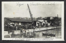 CPA Liban Lebanon Port De Tripoli Non Circulé Bateau Carte Photo RPPC - Liban