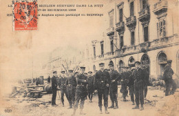 CPA ITALIE / MESSINE / LES ANGLAIS AYANT PARTICIPE AU SAUVETAGE 1908 - Autres & Non Classés