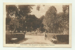 PARTINICO - VILLA MARGHERITA CON VASCA E STATUA GARIBALDI  - VIAGGIATA FP - Palermo