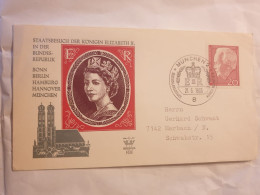 Staatsbesuch Der Königin Elizabeth 2 1965 - Enveloppes - Oblitérées