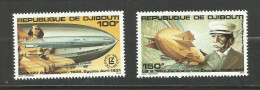 Djibouti POSTE AERIENNE N°144, 145 Neufs** Cote 6.25€ - Djibouti (1977-...)