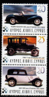 Zypern Cyprus 2003 - Mi.Nr. 1010 - 1012 - Postfrisch MNH - Autos Cars Oldtimer - Cars