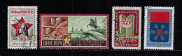 RUSSIA  1974 SCOTT #4166,4167,4169,4172 USED - Oblitérés