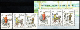 Irland Eire 1991 - Mi.Nr. 746 - 748 + Block 8 - Postfrisch MNH - Ungebraucht