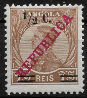 ANGOLA 1919 D. MANUEL SURCHARGED 1/2 OVER 75C MNH (NP#71-P02-L4) - Angola