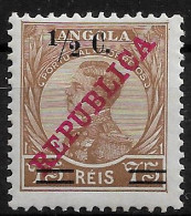 ANGOLA 1919 D. MANUEL SURCHARGED 1/2 OVER 75C MNH (NP#71-P02-L4) - Angola