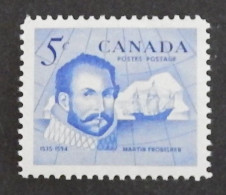 CANADA YT 335  NEUF**MNH " M.FROBISHER" ANNÉE 1963 - Ongebruikt