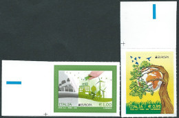 Italia 2016; EUROPA CEPT Serie Completa Di 2 Valori : Ecologia E Pensa Verde. Angolo Inferiore. - 2011-20: Mint/hinged