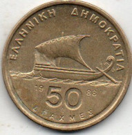 Grece 50 Drachmes 1988 - Grèce