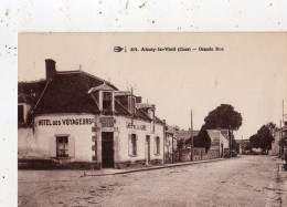 AINAY-LE-VIEIL GRANDE RUE " HOTEL DES VOYAGEURS " - Ainay-le-Vieil
