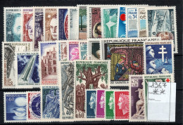 Annee Complete 1967 N** MNH Luxe - YV 1511 à 1541 , 33 Timbres , Cote 16 Euros - 1960-1969