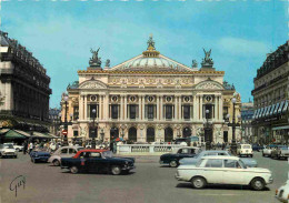 Automobiles - Paris - Théatre Et Place De L'Opéra - Carte Dentelée - CPSM Grand Format - Voir Scans Recto-Verso - PKW