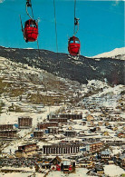 05 - Serre Chevalier - Chantemerle - Vue Partielle De La Station Et Le Télécabine Du Grand Alpe Au Fond, Les Crêtes De P - Serre Chevalier