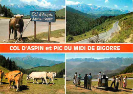 Animaux - Vaches - Col D'Aspin - Pic Du Midi De Bigorre - Multivues - Carte Neuve - CPM - Voir Scans Recto-Verso - Vaches