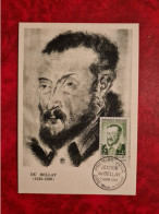 Carte 1958 MAXI   LIRE JOACHIM DU BELLAY - Sin Clasificación