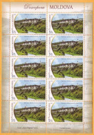 2018 Moldova Moldavie Discover Moldova  Cultural And Natural Reserve Old Orhei (Orheiul Vechi) Sheetlet Mint - Klöster