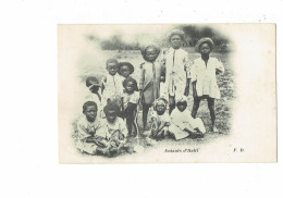 Cpa - Enfants D'Haïti - F.D. - Haití