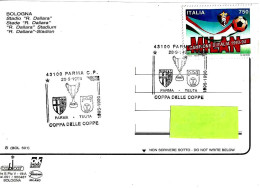 ITALIA ITALY - 1996 PARMA Coppa Delle Coppe Calcio PARMA-TEUTA 2-0 Su Cartolina Illustrata Stadio Dall'Ara - 7856 - 1991-00: Marcophilie