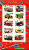 Frankreich 2003 - Mi.Nr. 3751 - 3760 Kleinbogen - Postfrisch MNH - Fahrzeuge - Mint/Hinged