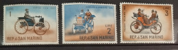 San Marino -3 Stamps -  Cars - 1962 .- MNH ** - Cars