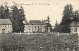 Pleugueneuc * Château Du Gage * Vue Prise Du Parc - Autres & Non Classés