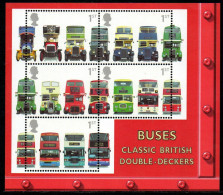 Großbritannien 2001 - Mi.Nr. Block 11 - Postfrisch MNH - Busse Buses - Bussen