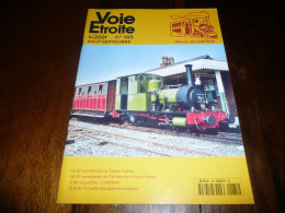 CHEMIN DE FER TRAIN REVUE VOIE ETROITE N° 185 AOUT SEPTEMBRE 2001 - Trenes