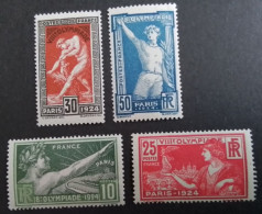 FRANCE  No183/86**  JO 1924 - Unused Stamps