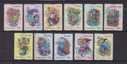 AUSTRALIA    2007    Signs  Of  The  Zodiac    Part  Set  Of  11    USED - Gebraucht